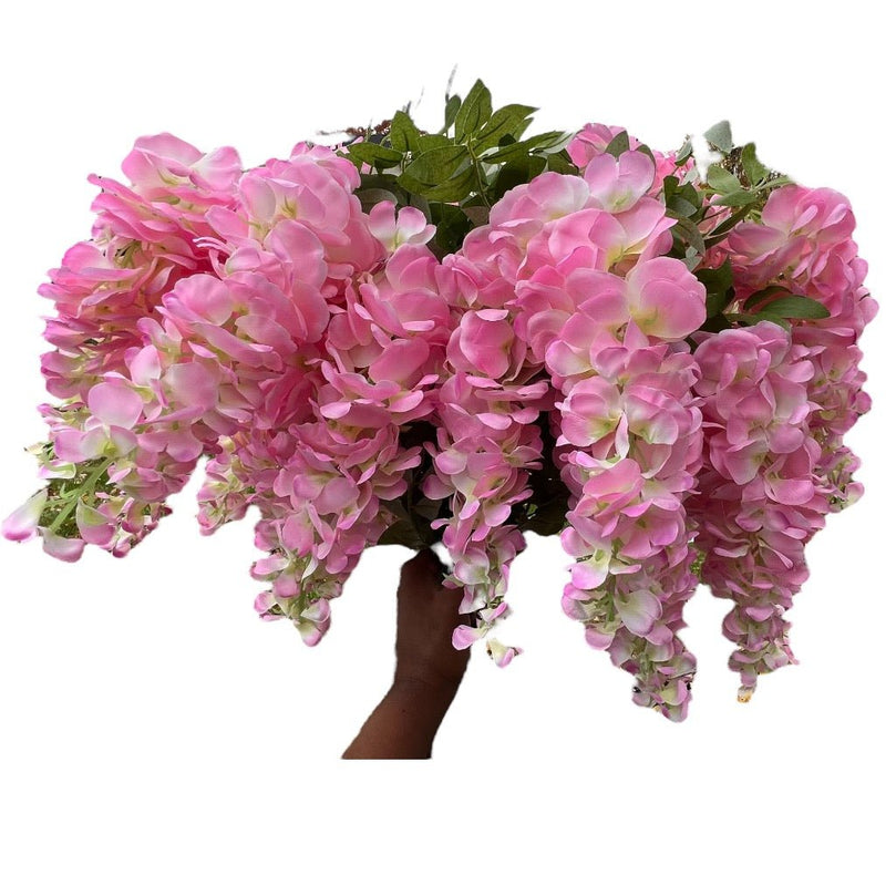 Artificial Wisteria Flowers - Faux Wisteria Vines for Decor