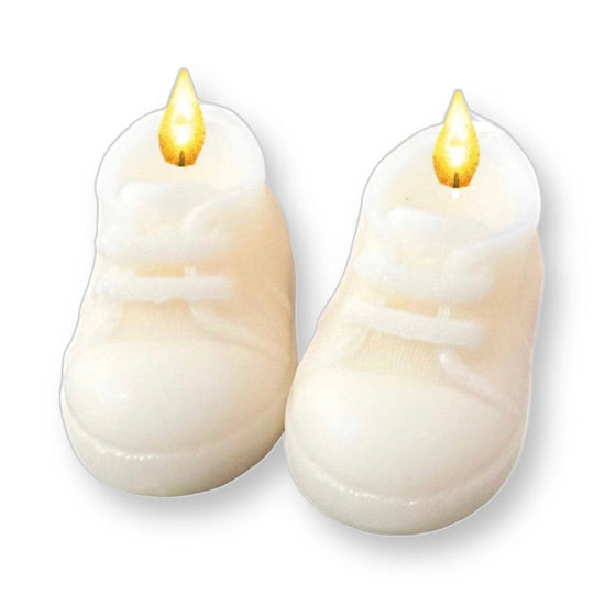 Baby Boots Soy Wax Scented Pillar Glim Candles