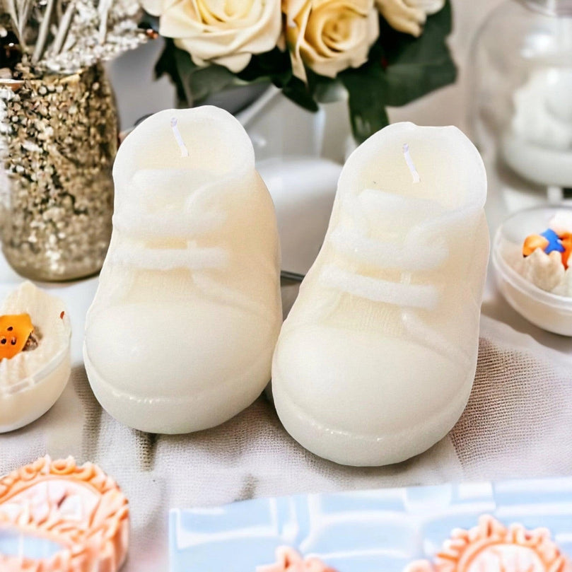 Baby Boots Soy Wax Scented Pillar Glim Candles