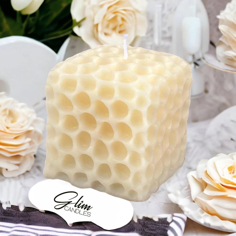 Beehive Soy Wax Scented Pillar Glim Candles