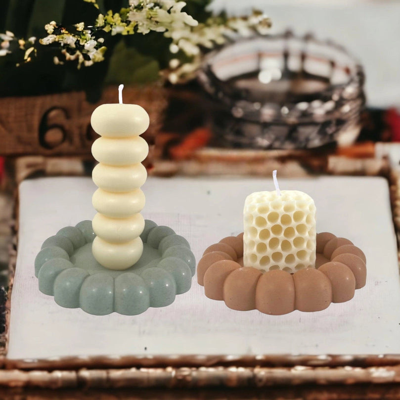 Beehive Soy Wax Scented Pillar Glim Candles