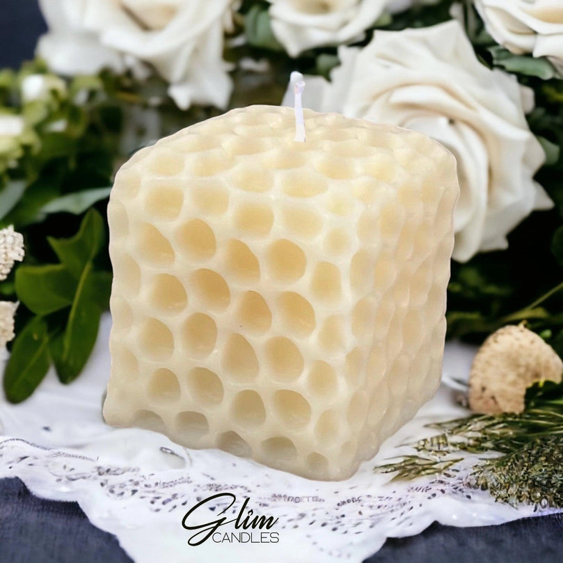 Beehive Soy Wax Scented Pillar Glim Candles