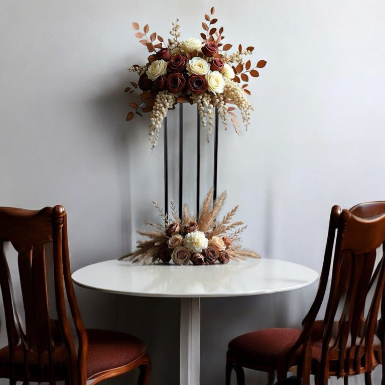 Black Center Pieces for a Wedding - 32" Tall Flower Stand