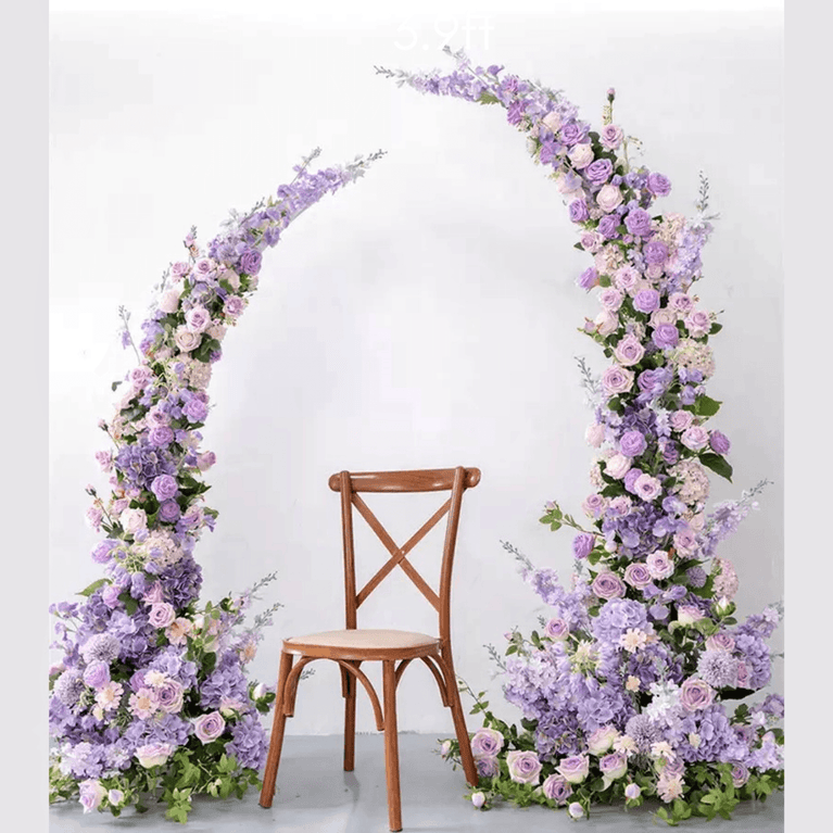 Wedding Arch Decoration Backdrop Stand 2-Piece - Décor Maniacs