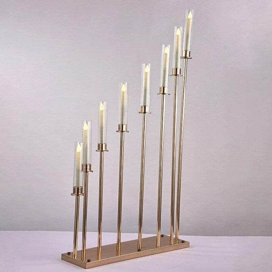 8-Arm Candelabra Wedding Centerpiece 2-Pack - Décor Maniacs