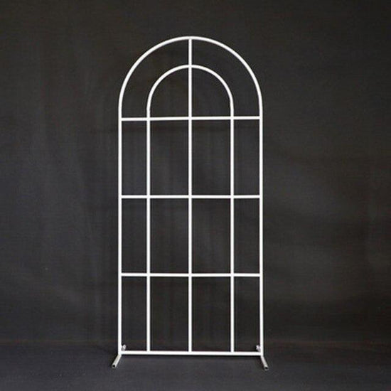 Wedding Grid Window Screen Arch Backdrop Stand - Décor Maniacs