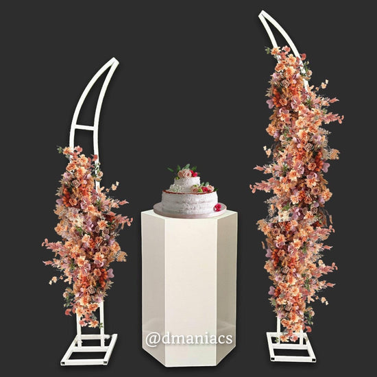 Wedding Arch Decoration Backdrop Stand 2-Piece - Décor Maniacs