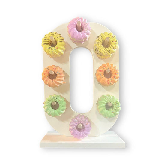 Donut Wall BOY Personalized Baby Shower Party Dessert Stands - Décor Maniacs