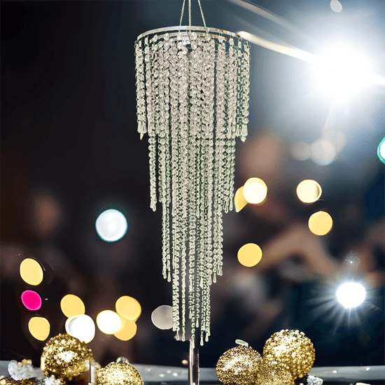 Crystal Hanging Beaded Wedding Ceiling Decor - Décor Maniacs