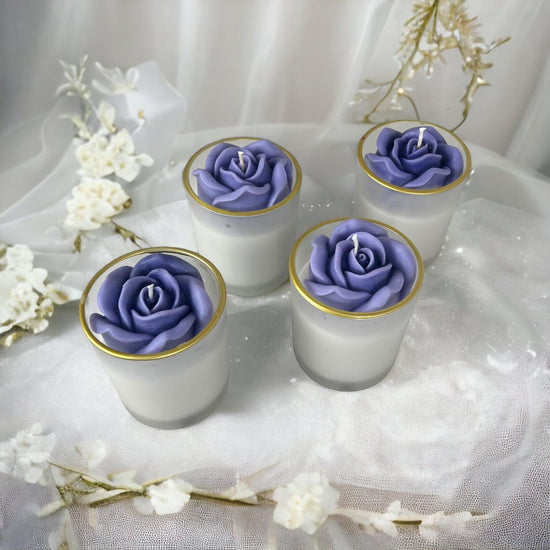 Lavender Scented Soy Wax Jar Glim Candle - Décor Maniacs