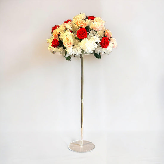 Rose and Hydrangea Artificial Flower Bouquet Arrangement - Décor Maniacs