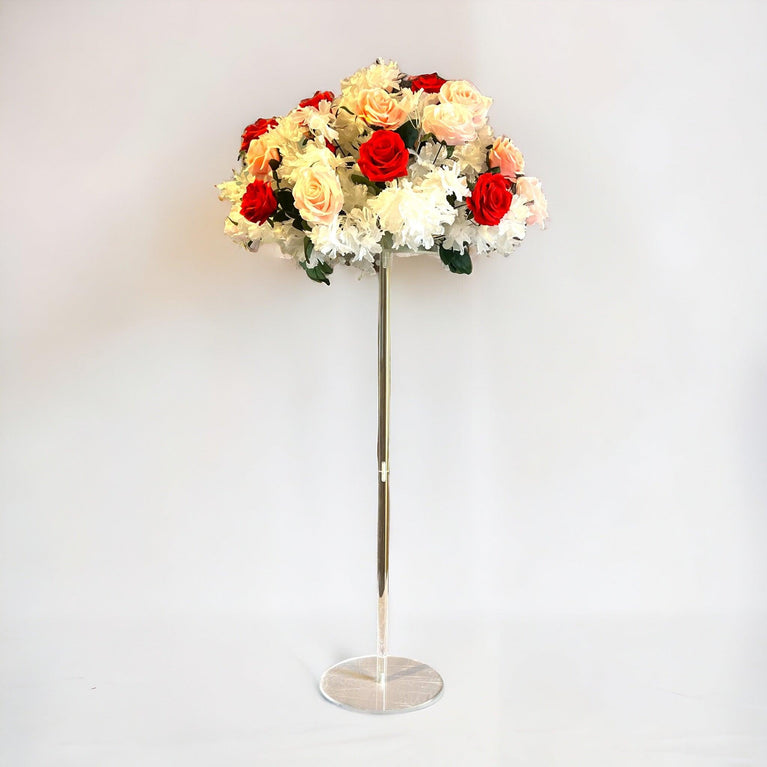 Rose and Hydrangea Artificial Flower Bouquet Arrangement - Décor Maniacs