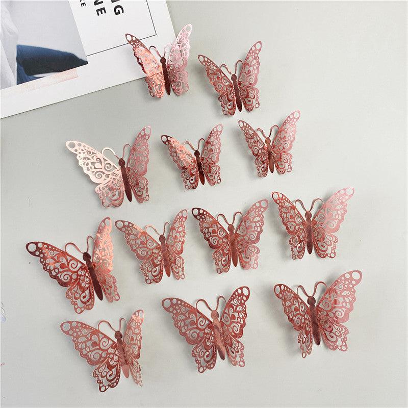 3D Butterflies Kids Bedroom Wall Decor 12-Pack - Décor Maniacs