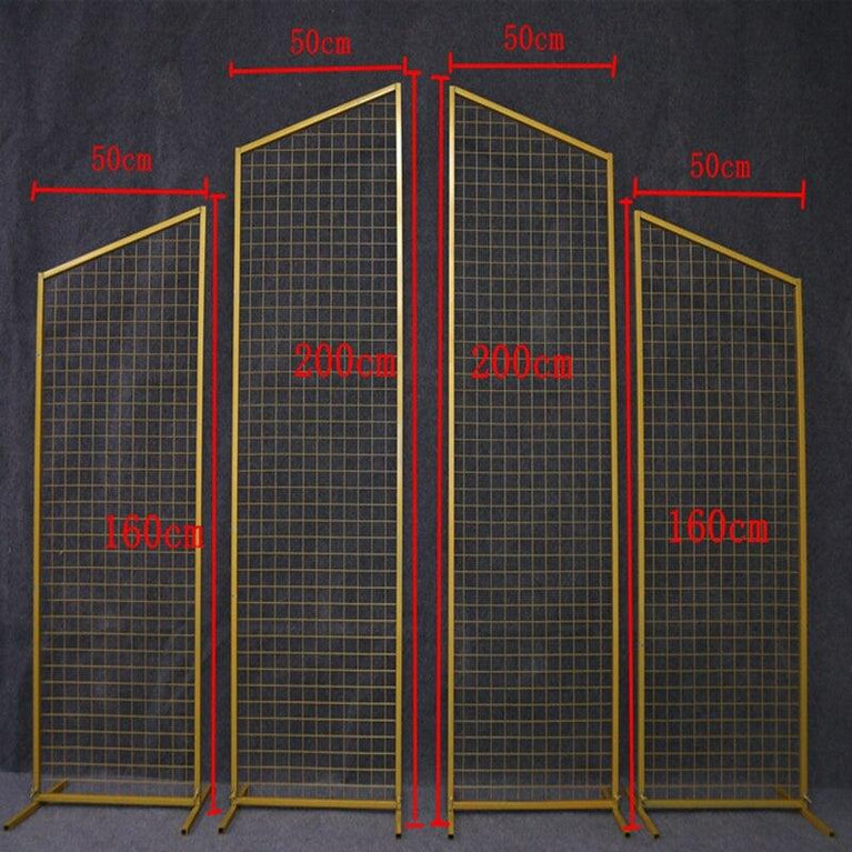 Rocket 4-Piece Geometric Grid Wedding Backdrop - Décor Maniacs