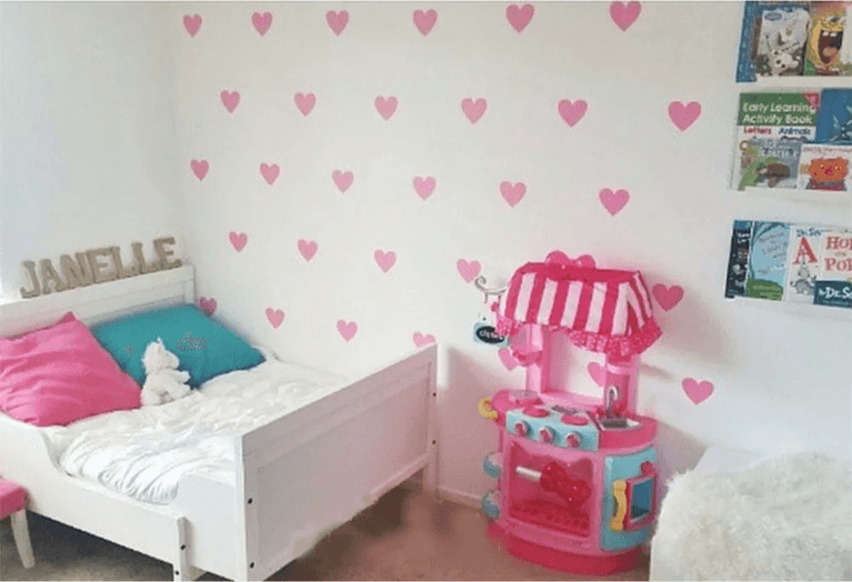 Little Hearts Kids Rooms Wall Decor Stickers - Décor Maniacs