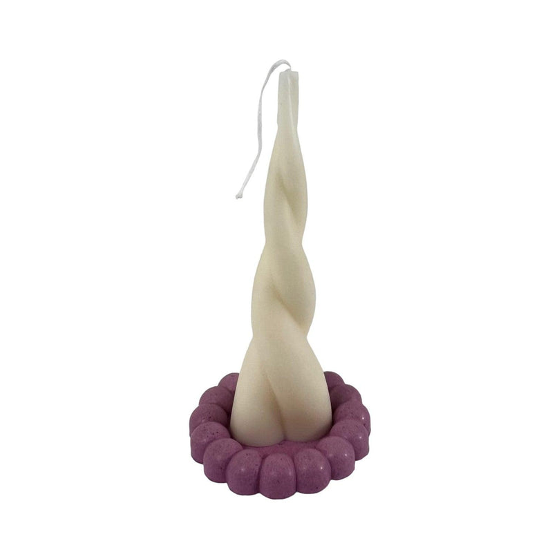 Tall Cone Twist Soy Scented Pillar Glim Candles - Décor Maniacs