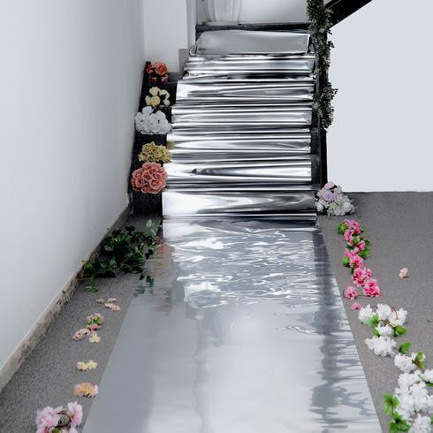 Reflective Mirror Wedding Carpet Aisle Runner - Décor Maniacs