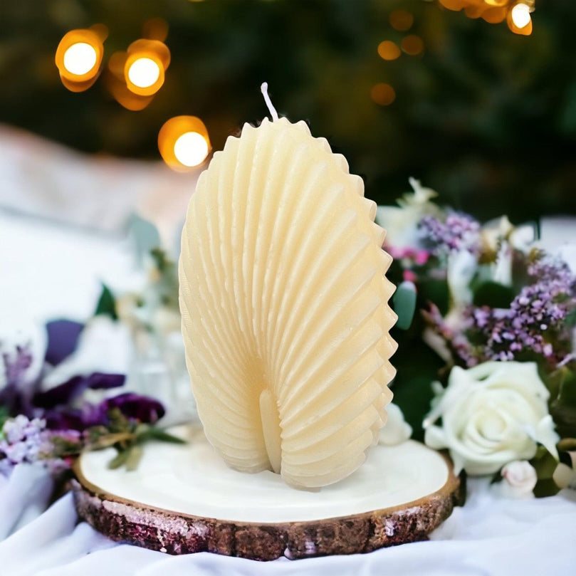 Peacock Soy Wax Scented Pillar Glim Candles - Décor Maniacs