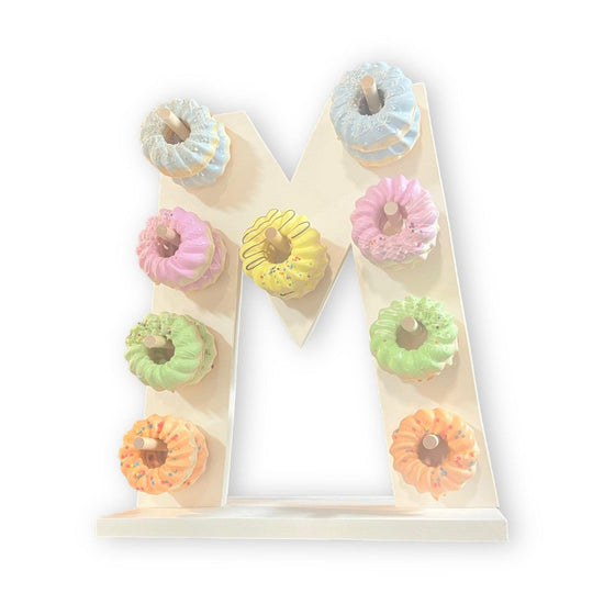 Donut Wall Personalized Mother's Birthday Party Dessert Stand - Décor Maniacs