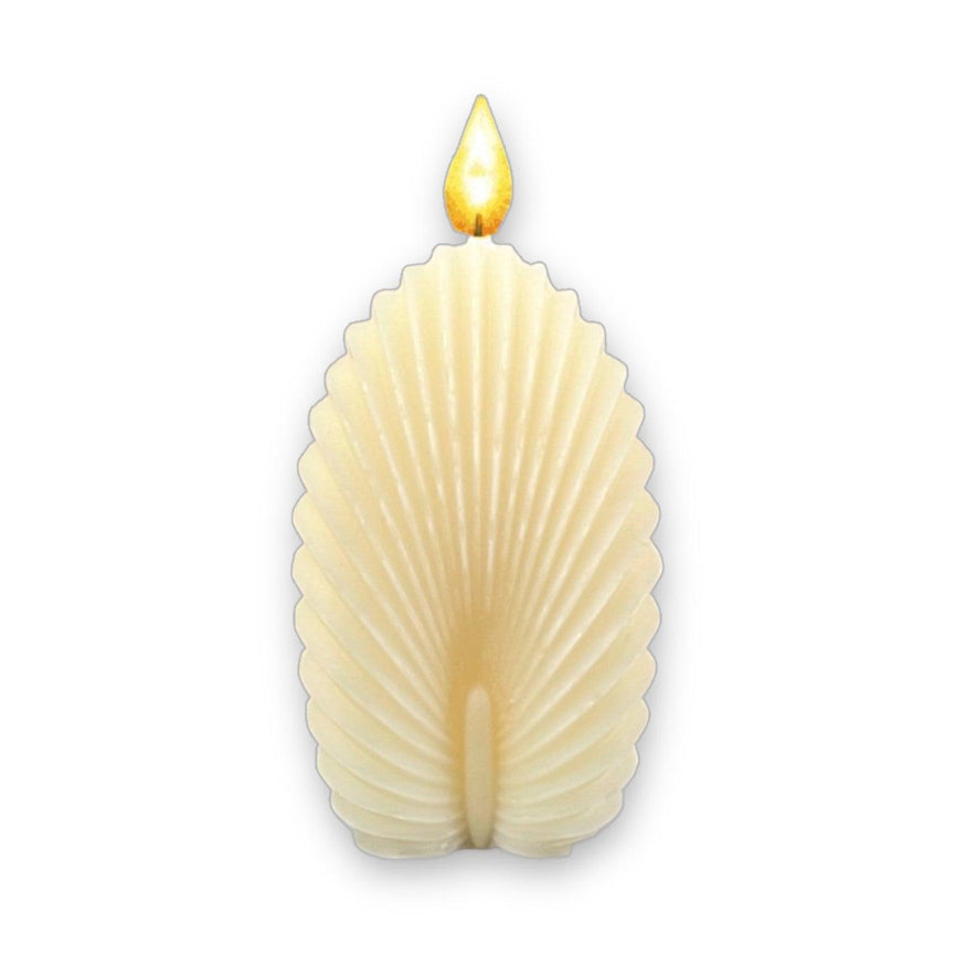 Peacock Soy Wax Scented Pillar Glim Candles - Décor Maniacs