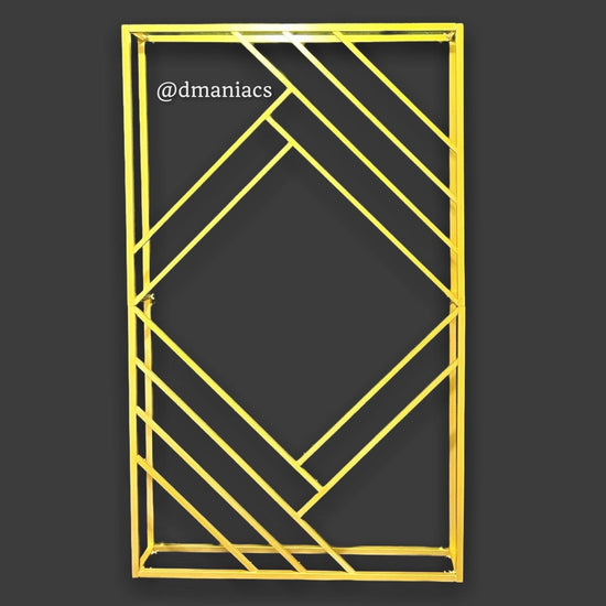 Geometric Square Prop Wedding Stage Backdrop - Décor Maniacs