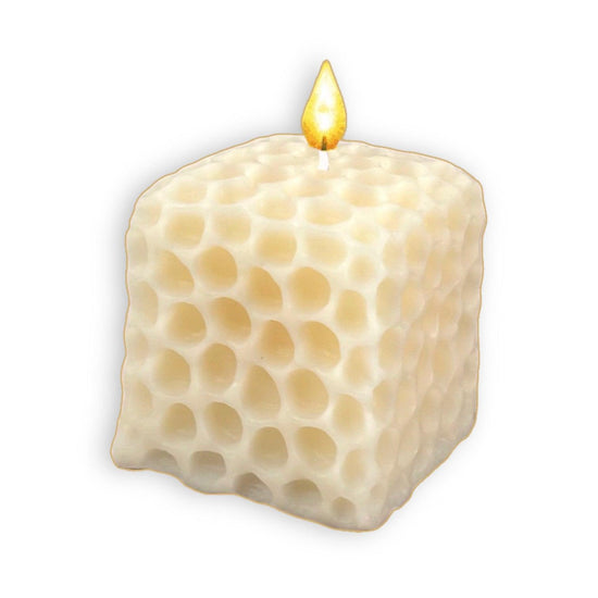 Beehive Soy Wax Scented Pillar Glim Candles - Décor Maniacs