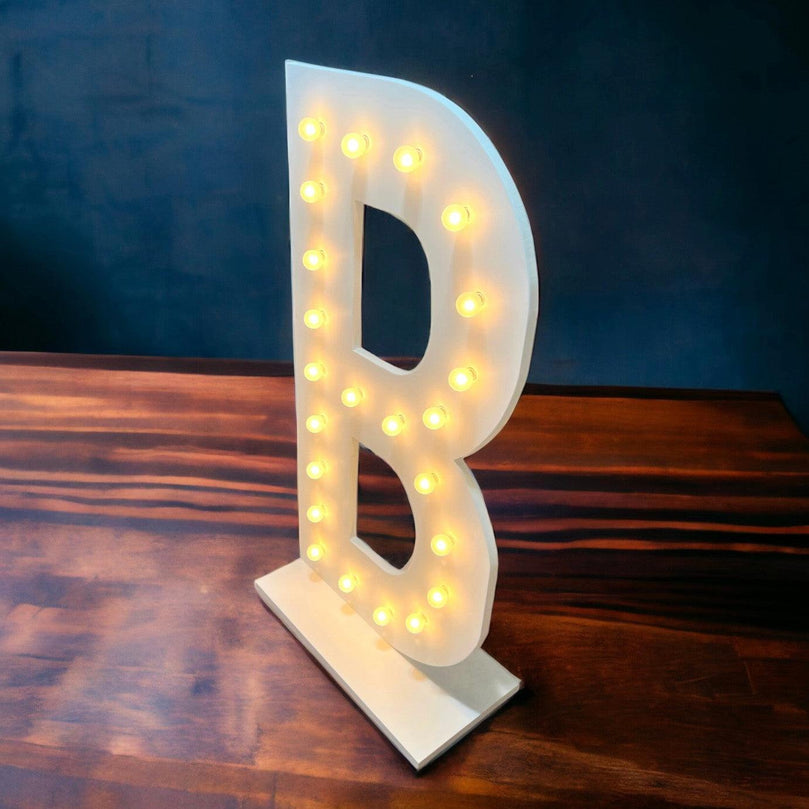 BABY 3ft & 4ft Tall Marquee Light Up Letters - Décor Maniacs