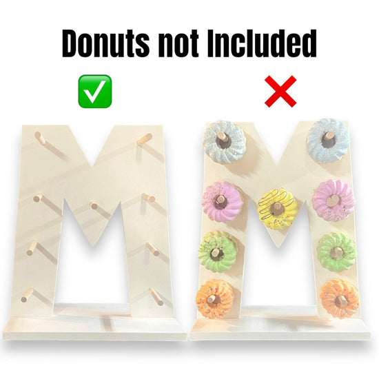 Donut Wall Personalized Mother's Birthday Party Dessert Stand - Décor Maniacs