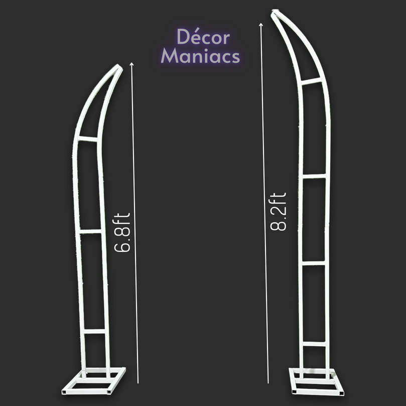 Wedding Arch Decoration Backdrop Stand 2-Piece - Décor Maniacs