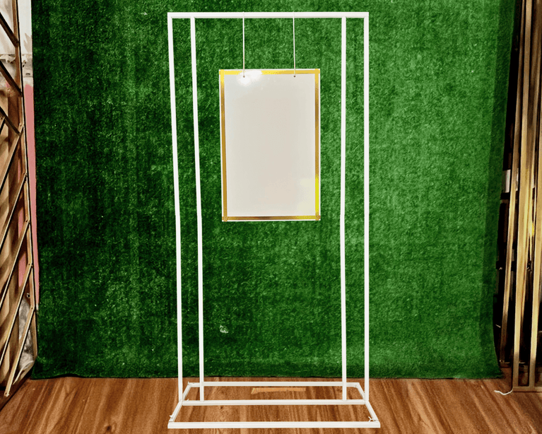 Square Wedding Welcome Sign Backdrop Stand - Décor Maniacs