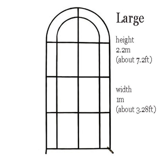 Wedding Grid Window Screen Arch Backdrop Stand - Décor Maniacs