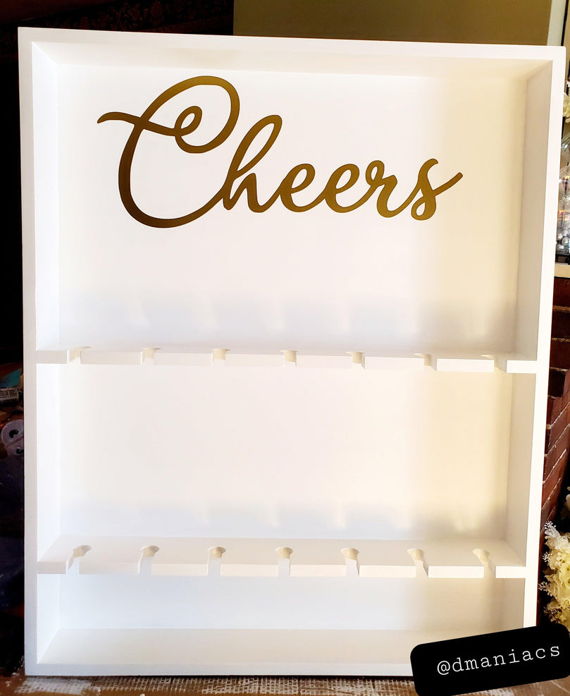 Champagne Wall Mimosa Prosecco Bar Wine Stand - Décor Maniacs