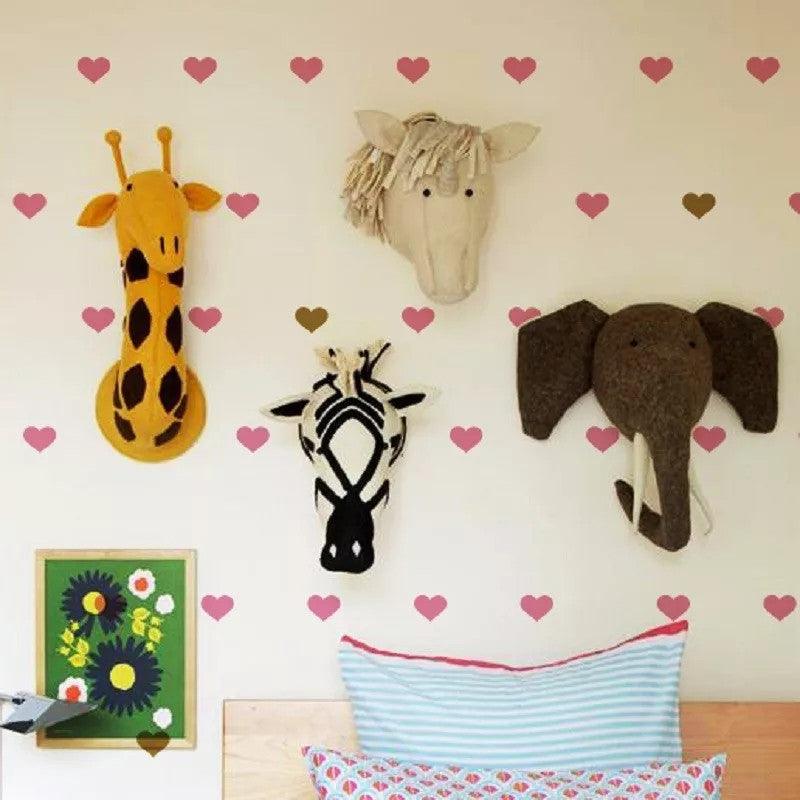 Little Hearts Kids Rooms Wall Decor Stickers - Décor Maniacs