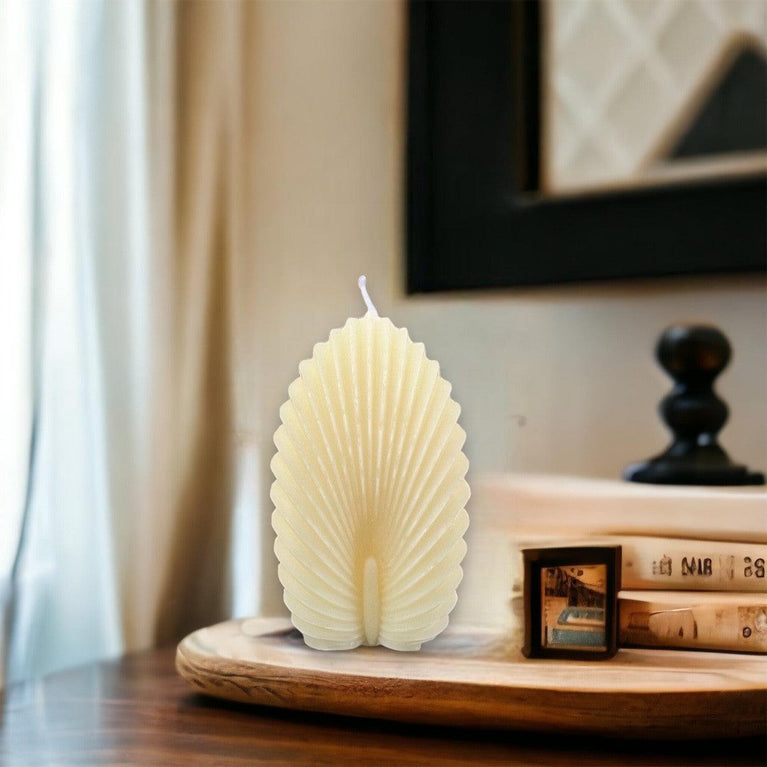 Peacock Soy Wax Scented Pillar Glim Candles - Décor Maniacs