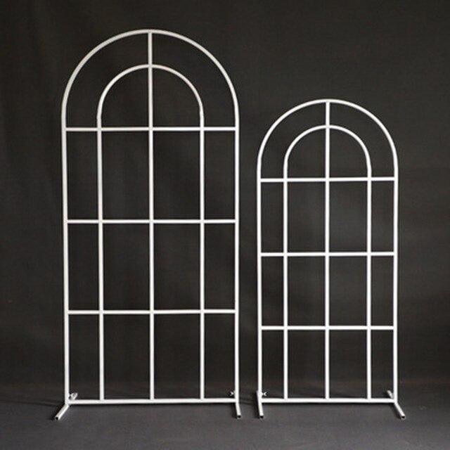 Wedding Grid Window Screen Arch Backdrop Stand - Décor Maniacs