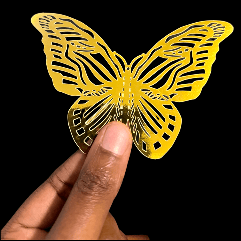 3D Butterfly Craft Wall Decor Stickers 12-Pack - Décor Maniacs