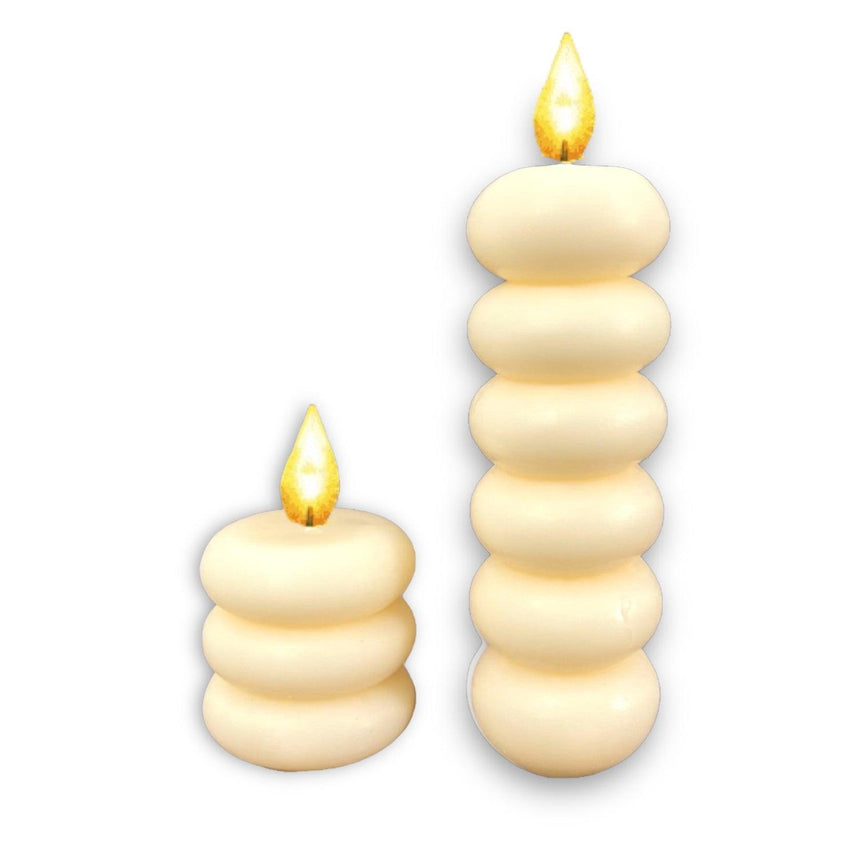 Tyre Tower Soy Wax Scented Pillar Glim Candles - Décor Maniacs