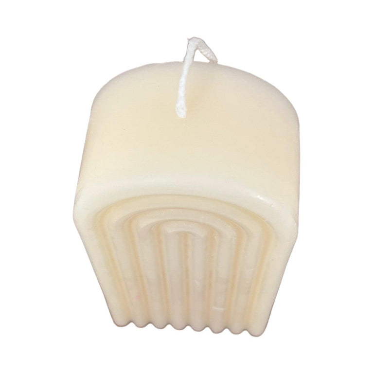 Grooved Arch Soy Scented Pillar Glim Candles - Décor Maniacs