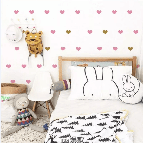 Little Hearts Kids Rooms Wall Decor Stickers - Décor Maniacs