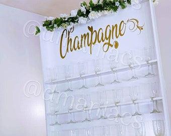 Champagne Wall Mimosa Prosecco Bar Wine Stand - Décor Maniacs