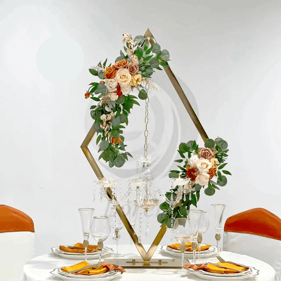 Diamond Candle Holder Wedding Centerpiece Set of 2 - Décor Maniacs