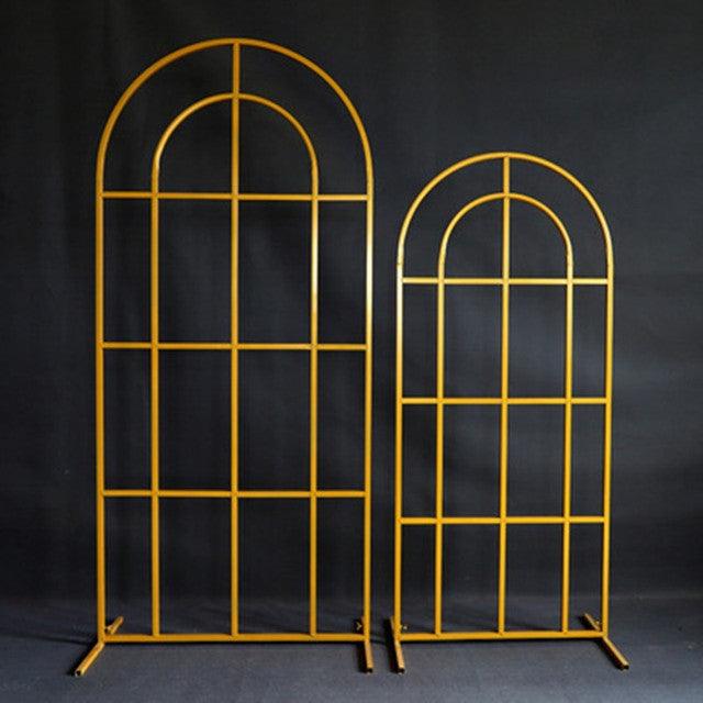 Wedding Grid Window Screen Arch Backdrop Stand - Décor Maniacs