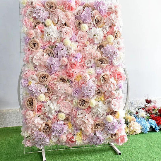 Realistic 3D Silk Artificial Flower Wall - Décor Maniacs