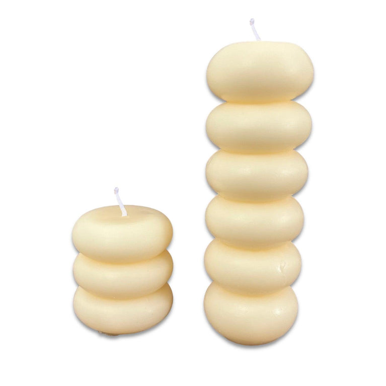 Tyre Tower Soy Wax Scented Pillar Glim Candles - Décor Maniacs