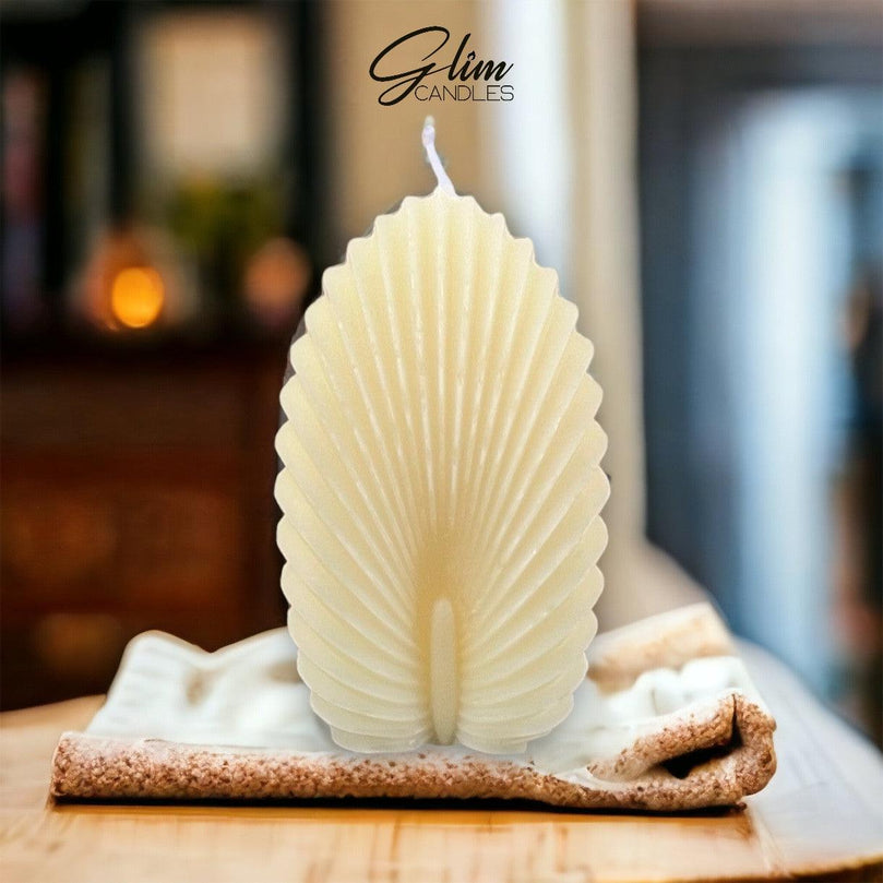 Peacock Soy Wax Scented Pillar Glim Candles - Décor Maniacs