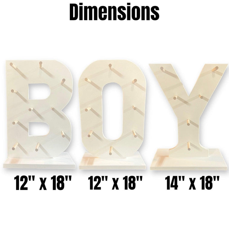 Donut Wall BOY Personalized Baby Shower Party Dessert Stands - Décor Maniacs