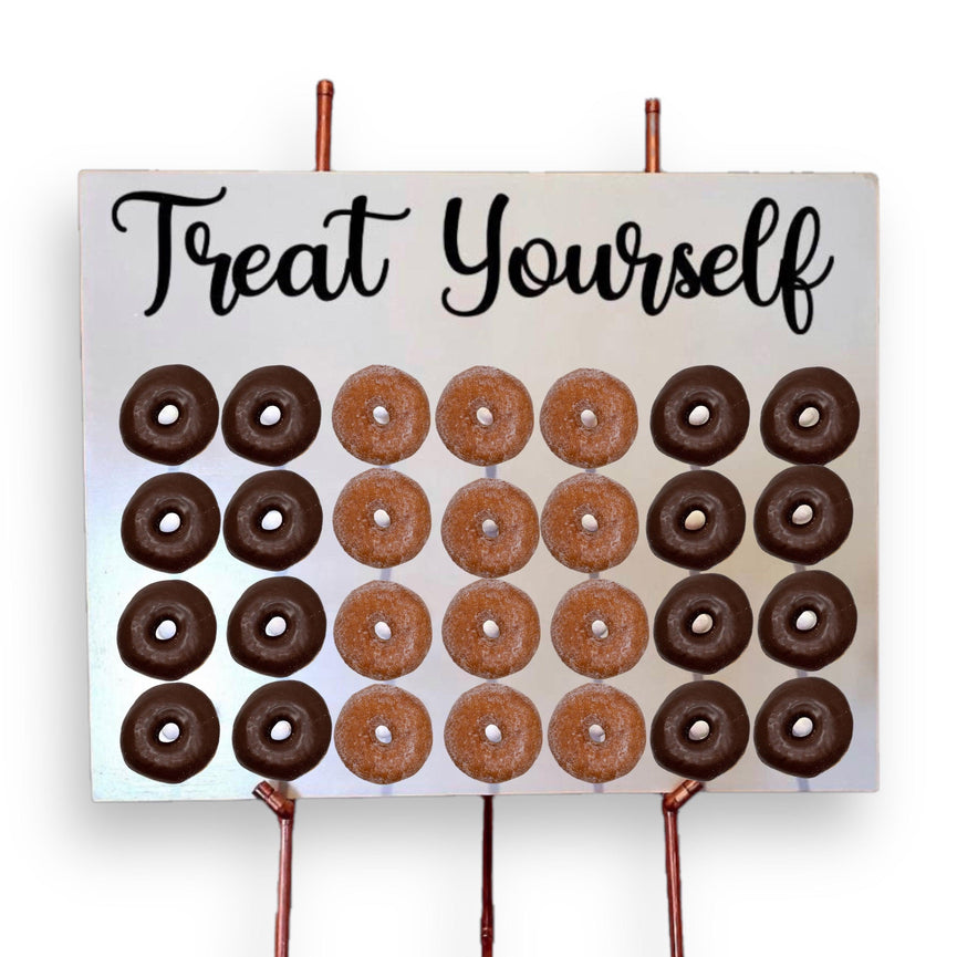 Wooden Donut Stand Holds Up To 56 Doughnuts - Décor Maniacs