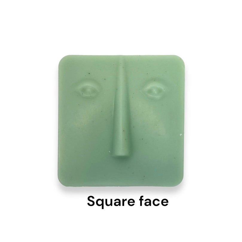 Abstract Faces Soy Lemonite Scented Candle - Décor Maniacs