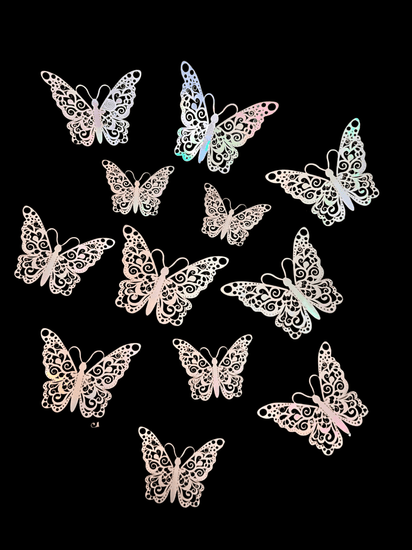 3D Butterflies Kids Bedroom Wall Decor 12-Pack - Décor Maniacs