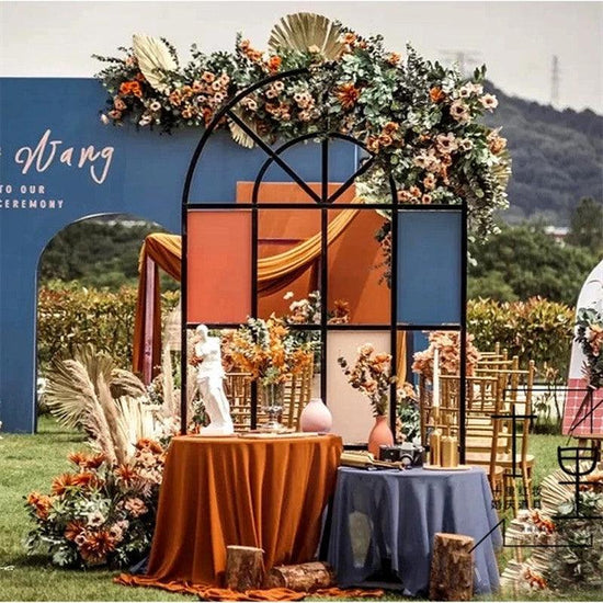 Wedding Grid Window Screen Arch Backdrop Stand - Décor Maniacs